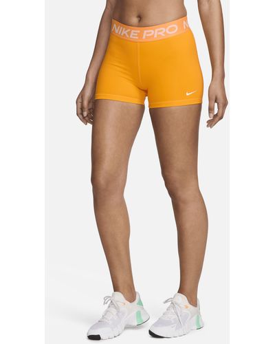 Nike Pro 3" Shorts - Orange