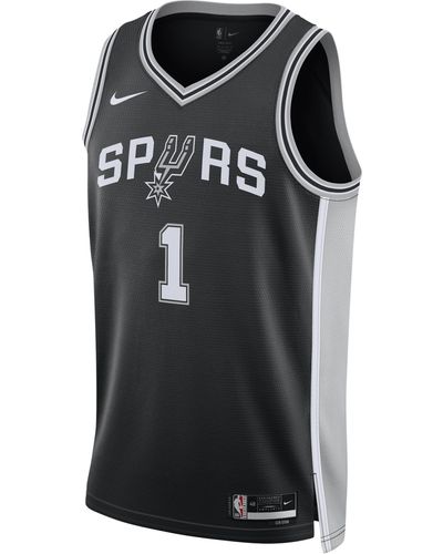 Nike San Antonio Spurs Icon Edition 2022/23 Dri-fit Nba Swingman Jersey - Black