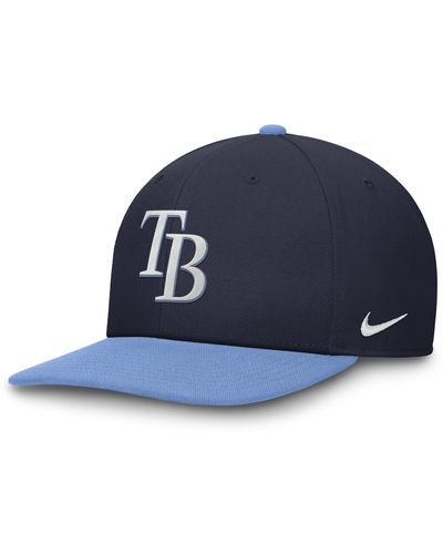 Nike Tampa Bay Rays Evergreen Pro Dri-fit Mlb Adjustable Hat - Blue
