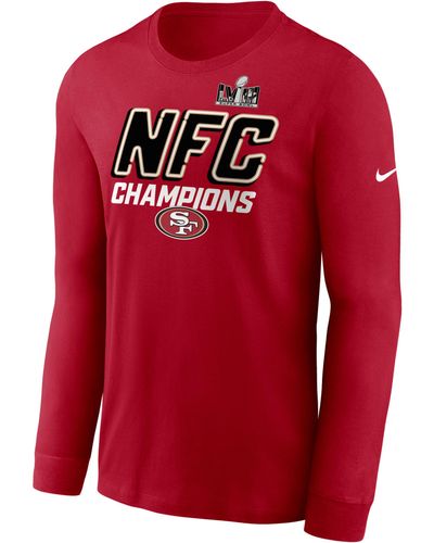 San Francisco 49ers 2023 NFC Champions Iconic Men's Nike Therma NFL  Pullover Hoodie