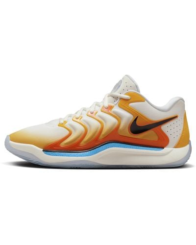 Nike Kd17 'sunrise' Basketball Shoes - Yellow