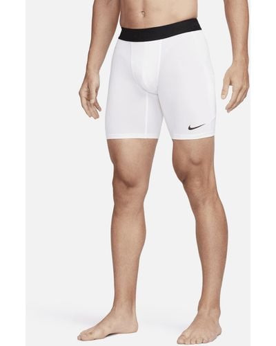 Nike Pro Dri-fit Fitness Long Shorts - White