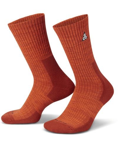 Nike Acg Everyday Cushioned Crew Socks (1 Pair) - Brown