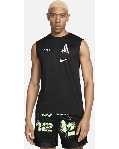 Nike Ja Dri-fit Basketbalshirt Zonder Mouwen - Zwart