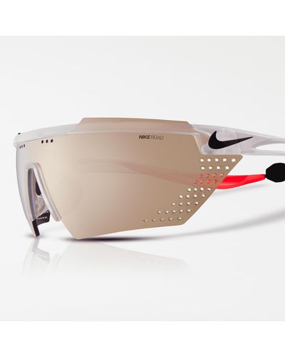Nike Unisex Windshield Elite 360 Sunglasses (road Tint) In Blue, - White