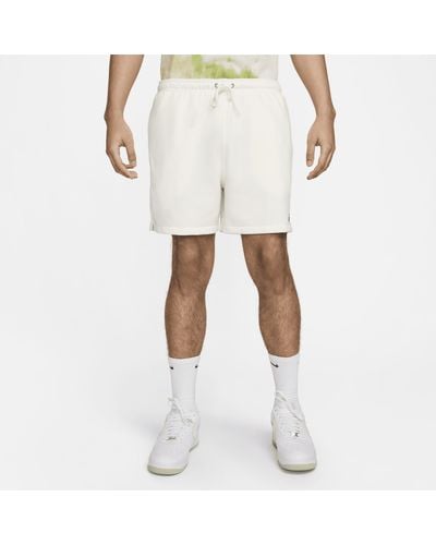 Nike Club French Terry Flow Shorts - White