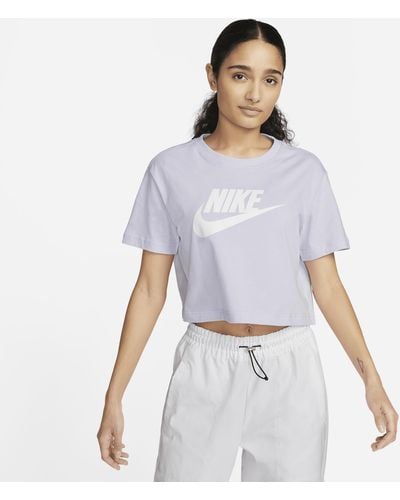Purple Nike T-shirts for Women | Lyst