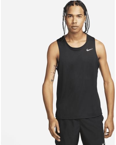 Nike Miler Dri-fit Running Tank Top - Black