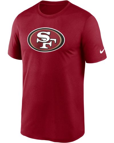 Nike Dri-fit Logo Legend (nfl San Francisco 49ers) T-shirt In Red,