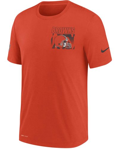 Nike Dri-fit (nfl Cleveland Browns) T-shirt - Orange