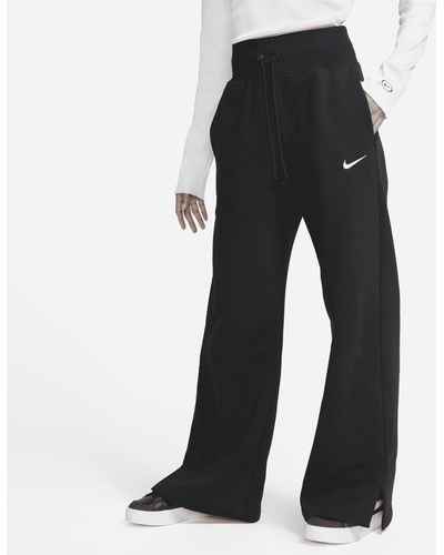 Nike Sportswear Phoenix Fleece High-waisted Wide-leg Sweatpants - Brown