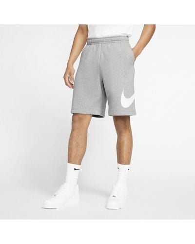 Nike Sportswear Club Graphic Shorts - Gray