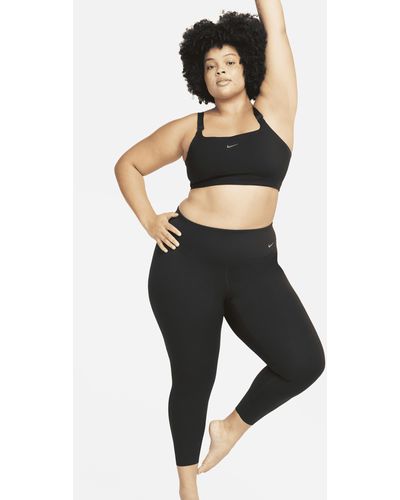 Nike Zenvy (m) Gentle-support High-waisted 7/8 Leggings With Pockets (maternity) - Black