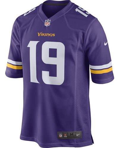 Nike Nfl Minnesota Vikings Game (adam Thielen) American Football Jersey - Purple