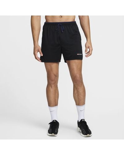 Nike Shorts da running dri-fit con slip foderati 13 cm track club - Blu
