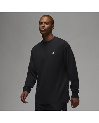 Nike Essentials Waffle Knit Top - Black