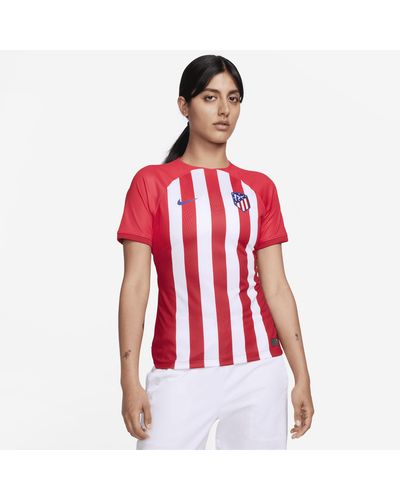 Nike Atlético Madrid 2023/24 Stadium Home Dri-fit Football Shirt Polyester - Red