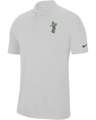 Nike Michigan State Victory Dr-fit College Golf Polo - Gray