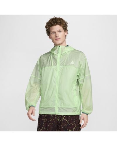 Nike Acg "cinder Cone" Windproof Jacket - Green