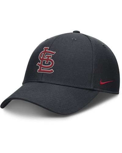 Nike St. Louis Cardinals Evergreen Club Dri-fit Mlb Adjustable Hat - Blue