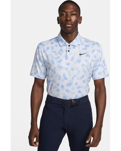 Nike Tour Dri-fit Golf Polo - Blue