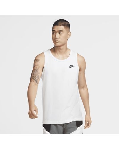 Nike Canotta sportswear club - Bianco