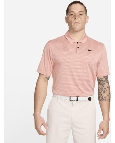 Nike Tour Dri-fit Golf Polo Polyester - Pink