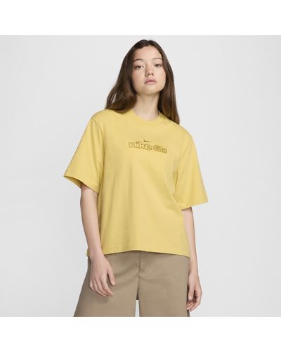 Nike Sb Skate T-shirt - Yellow