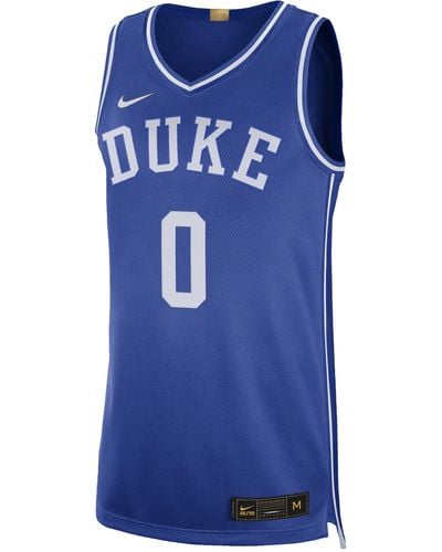 Nike Duke Limited Universiteitsbasketbaljersey Met Dri-fit - Blauw