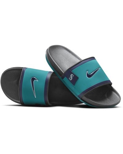 Nike Offcourt (seattle Mariners) Offcourt Slides - Blue