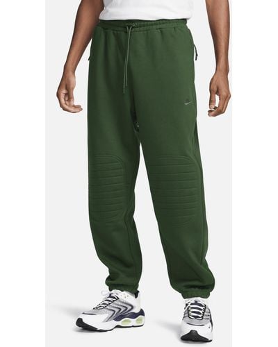 Nike Pantaloni in fleece per l'inverno sportswear therma-fit tech pack - Verde