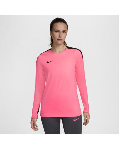 Nike Strike Dri-fit Crew-neck Football Top 50% Recycled Polyester - Pink
