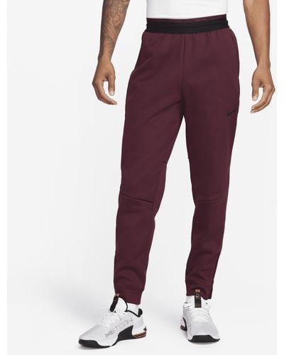 Nike Pantaloni fitness therma-fit therma sphere - Rosso