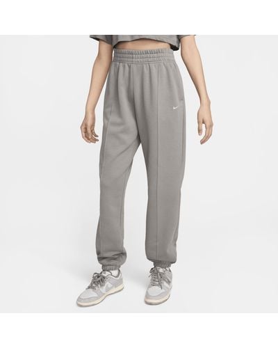 Nike Sportswear Loose Fleece Trousers Cotton - Grey