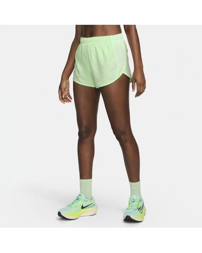 Nike Shorts dri-fit da running fast tempo - Verde