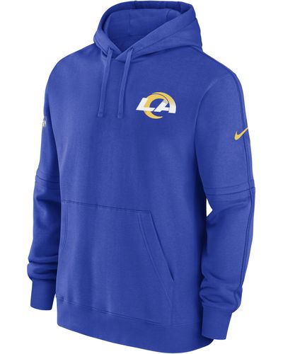 Los Angeles Rams Salute to Service Club Men’s Nike Men's NFL Pullover Hoodie in Brown, Size: Medium | 010I01CAA2I-JW7