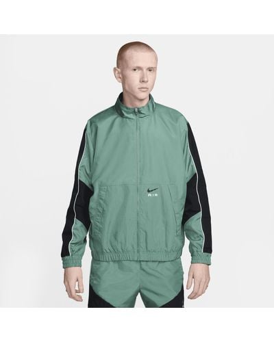 Nike Air Woven Tracksuit Jacket Polyester - Green