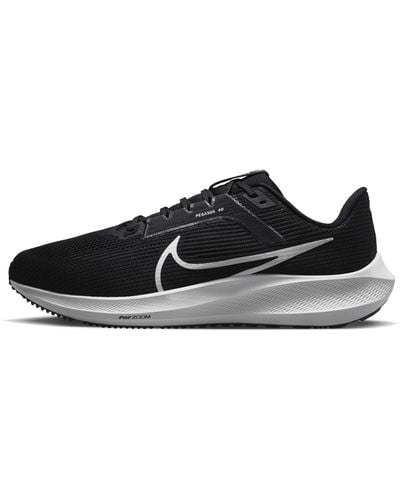 Nike Pegasus 40 Road Running Shoes (extra Wide) - Black
