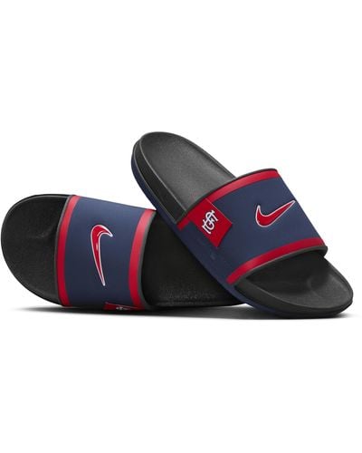 Nike Offcourt (st. Louis Cardinals) Offcourt Slides - Blue