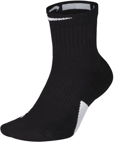 Nike Elite Mid Socks - Black