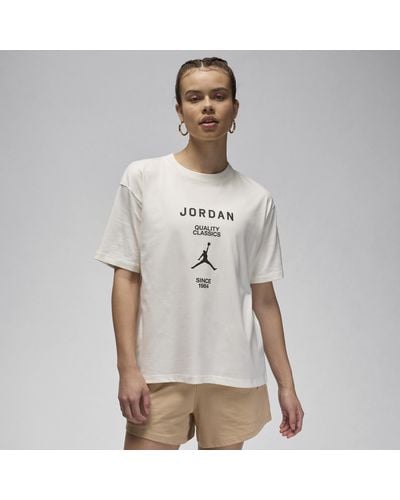 Nike Jordan Girlfriend T-shirt Cotton - White