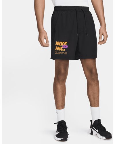 Nike Form Dri-fit 7" Unlined Fitness Shorts - Black