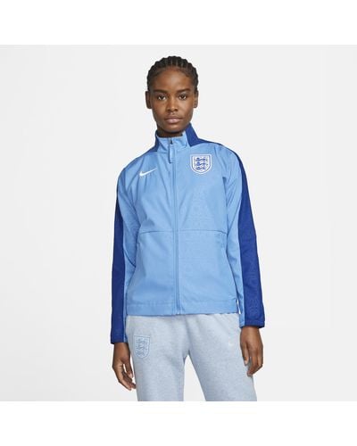 Nike England 2023 Lionesses Dri-fit Anthem Football Jacket - Blue