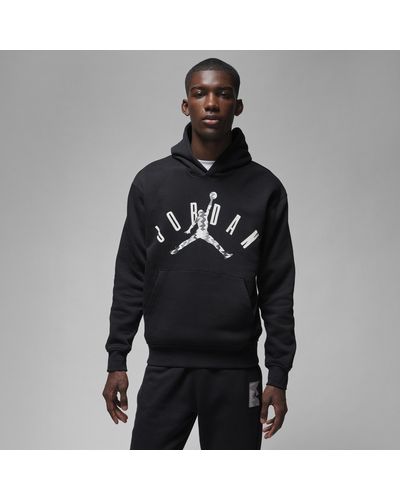 Nike Jordan Flight Mvp Fleece Pullover Hoodie Cotton - Black