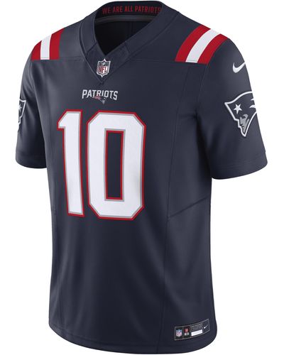 Nike Mac Jones New England Patriots Dri-fit Nfl Limited Football Jersey - Blue