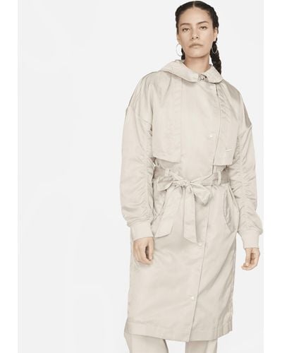 Nike Sportswear Essentials Trench Jacket Polyester - Natural