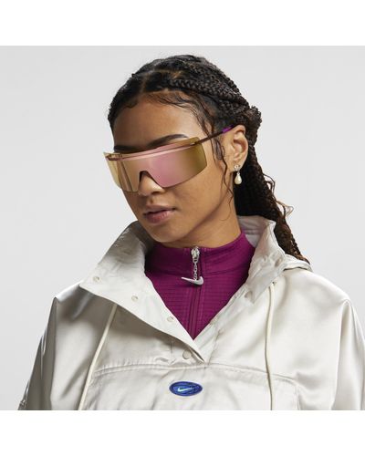 Nike Echo Shield Mirrored Sunglasses - Pink