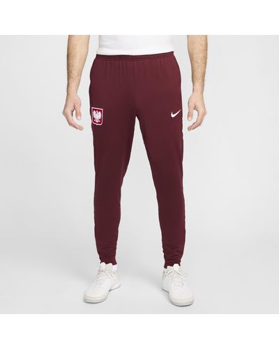 Nike Poland Strike Dri-fit Football Trousers - Red
