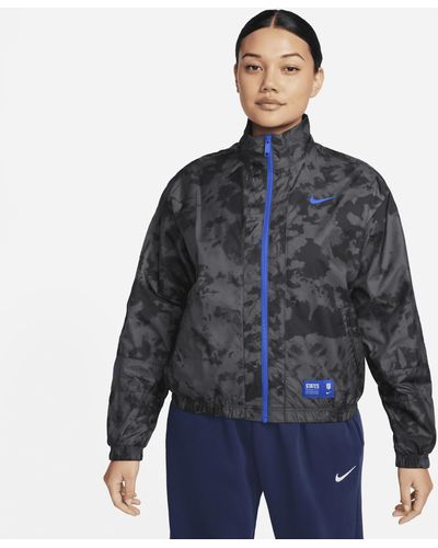 Nike U.s. Essential Soccer Jacket - Blue