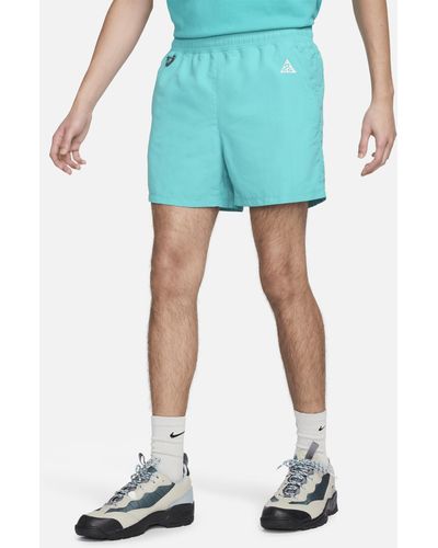 Nike Acg 'reservoir Goat' Shorts Polyester - Blue
